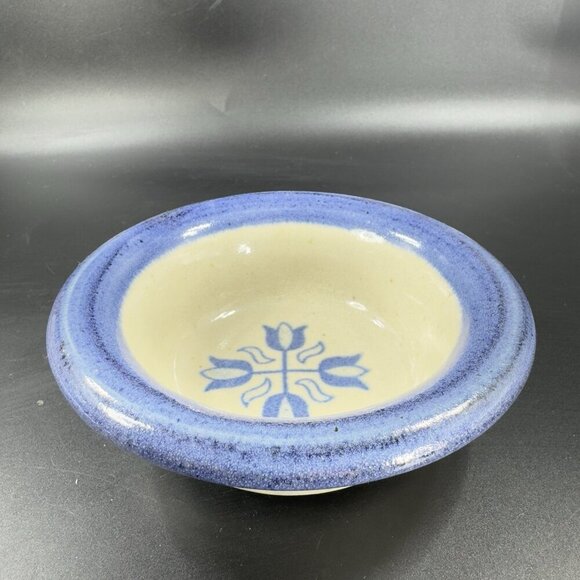 1996 Brinker Pots Pottery Snack Bowl Dish Stoneware Heavy Single Bowl Dish VTG - Picture 10 of 11